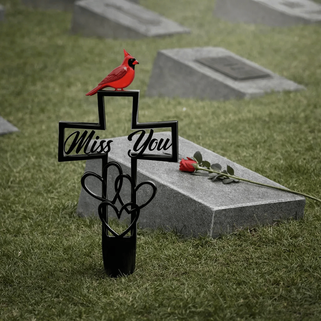 🐦ULTIMO GIORNO DI SALDI -💖Targa commemorativa in metallo per il cimitero✝️