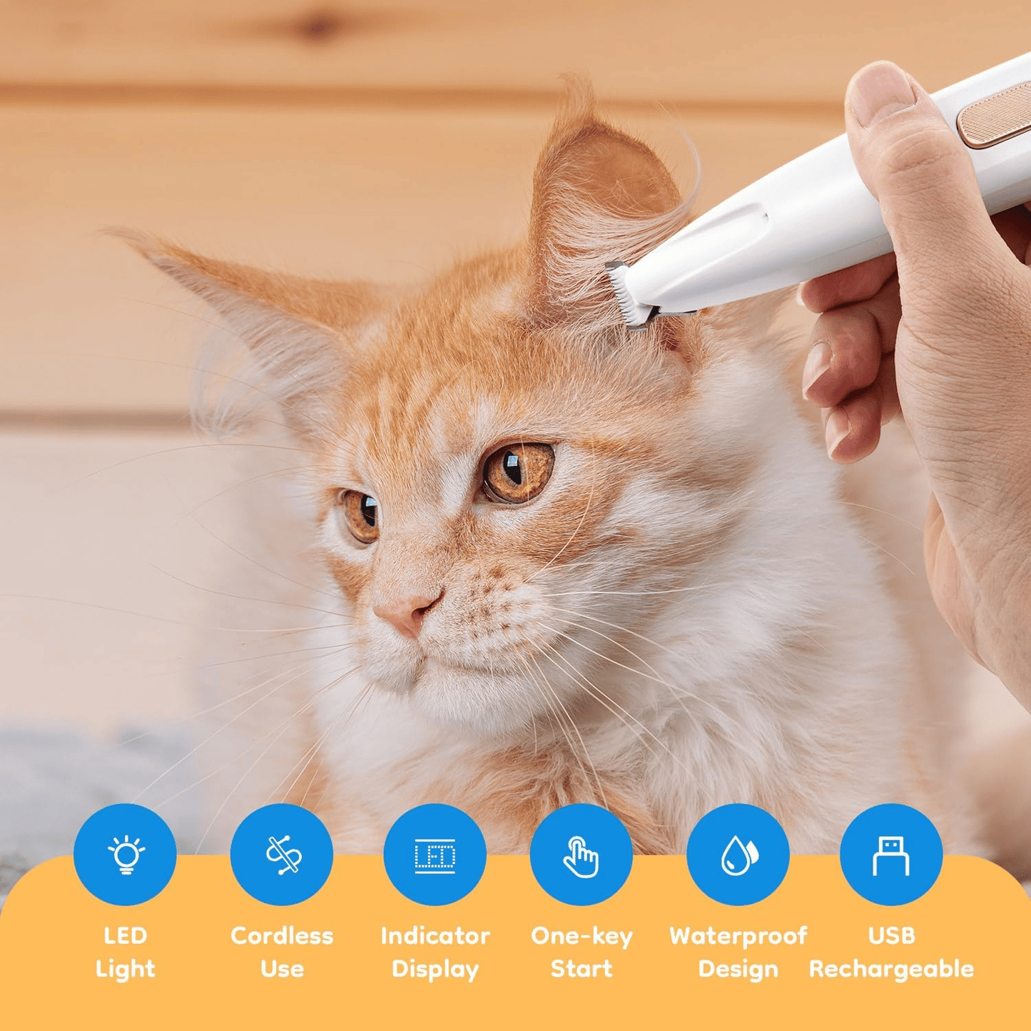 🐕Kit ricaricabile per tosare gli animali domestici✨