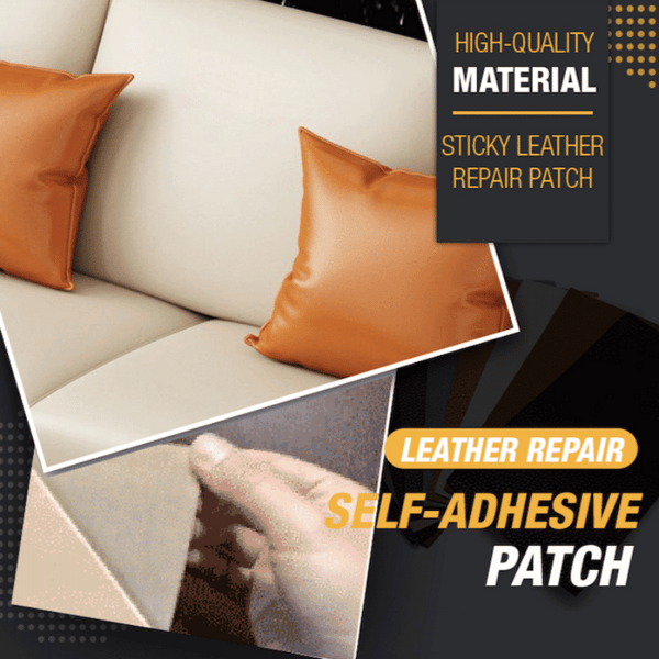 Patch autoadesiva in pelle da ritagliare per la riparazione del divano