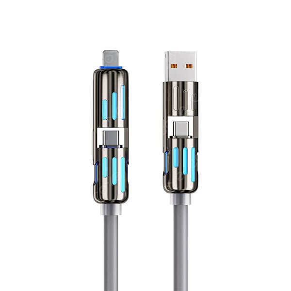 ⏰Cavo di ricarica USB 4 in 1, ricarica rapida, MAX. 60