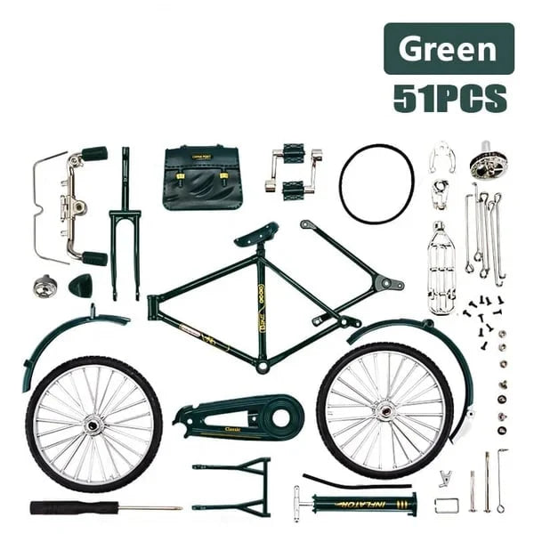 🔥Saldi natalizi 49% di sconto🎄Modello di bicicletta in lega Piccoli ornamenti🚲