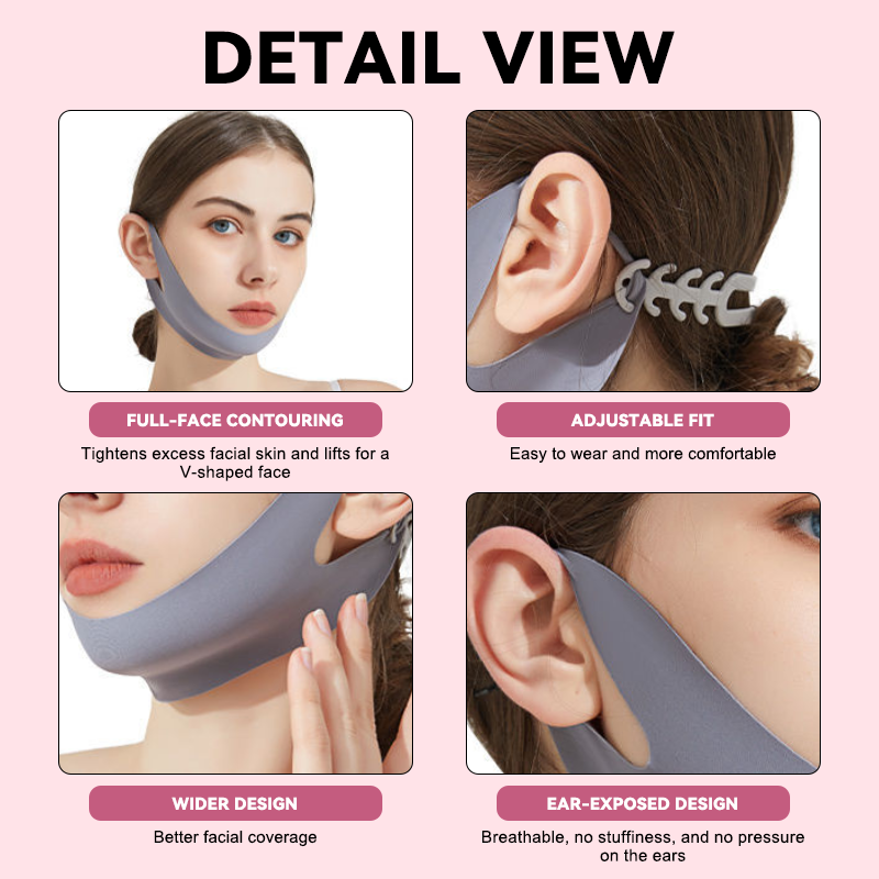 Maschera modellante per il viso con ganci auricolari