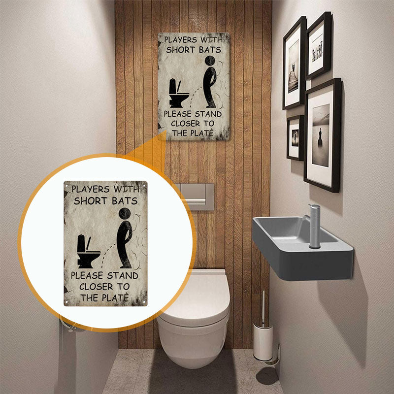 Cartelli parodistici per i bagni
