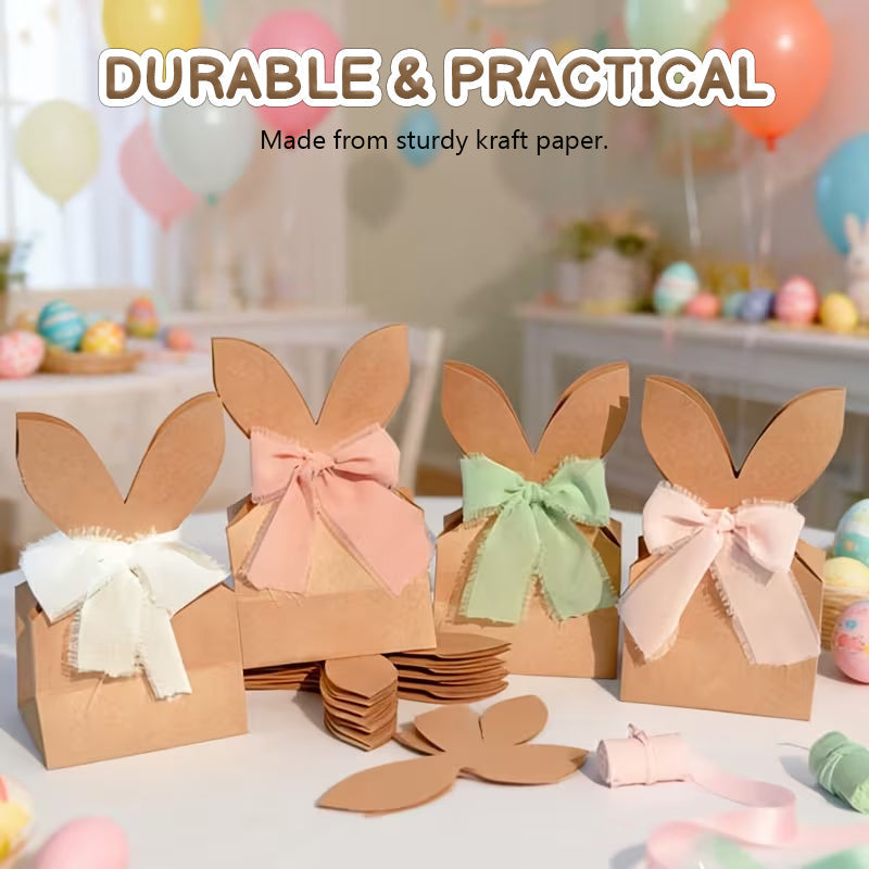 🐰  Sacchetti regalo Kraft con coniglietto pasquale