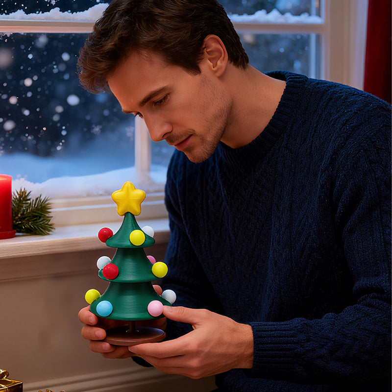 🎄 Albero di Natale oscillante stampato in 3D