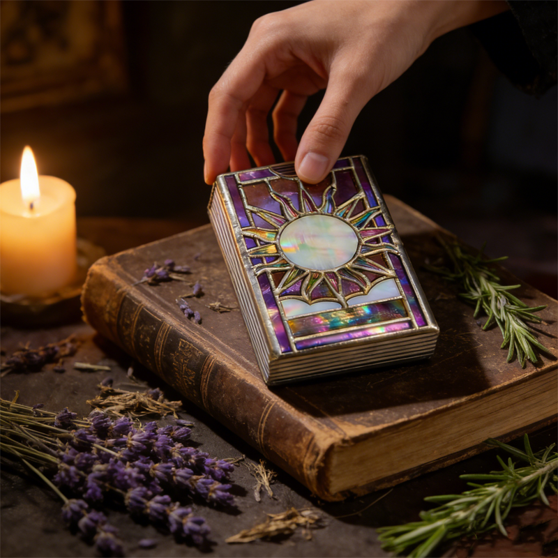 Scatola per tarocchi Mystical Sunburs