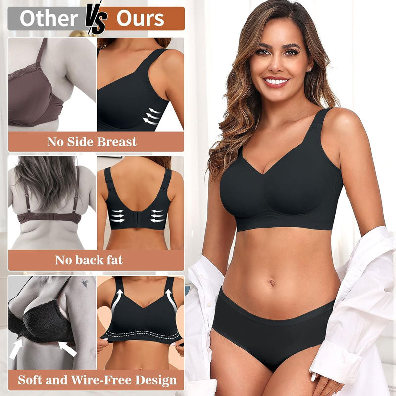 Reggiseno sportivo senza cuciture e senza ferretto taglie forti