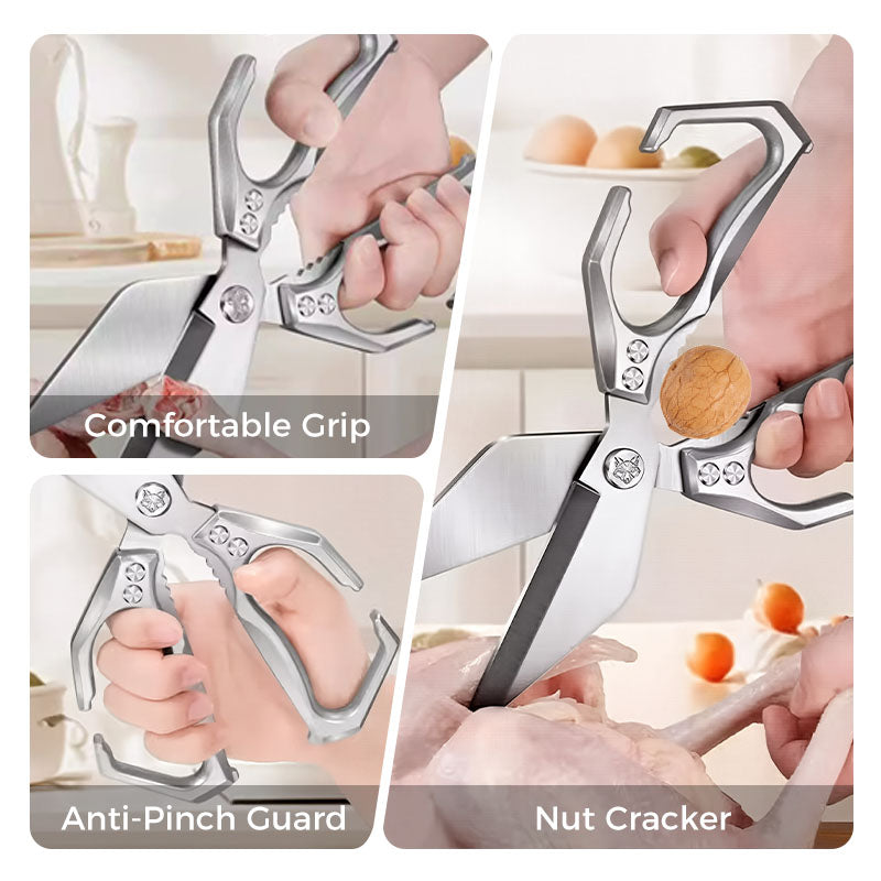 Forbici da cucina multifunzionali per impieghi gravosi