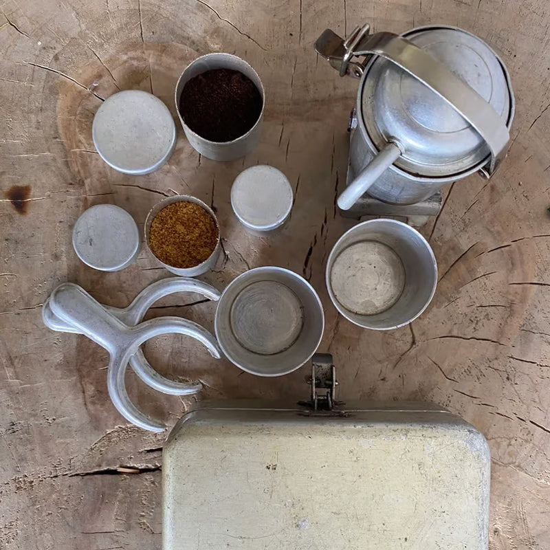Kit da campeggio per caffè da collezione Extra RARE