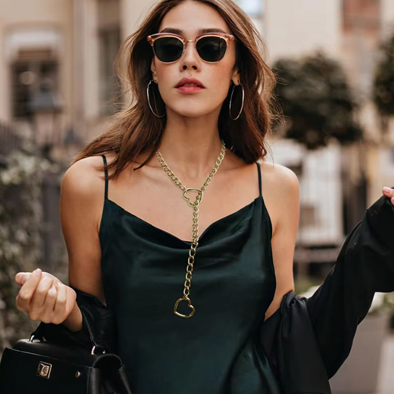 Collana con ciondolo a forma di cuore personalizzato