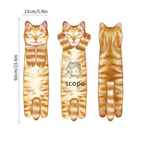 ✨😺Asciugamano con gattino🐾