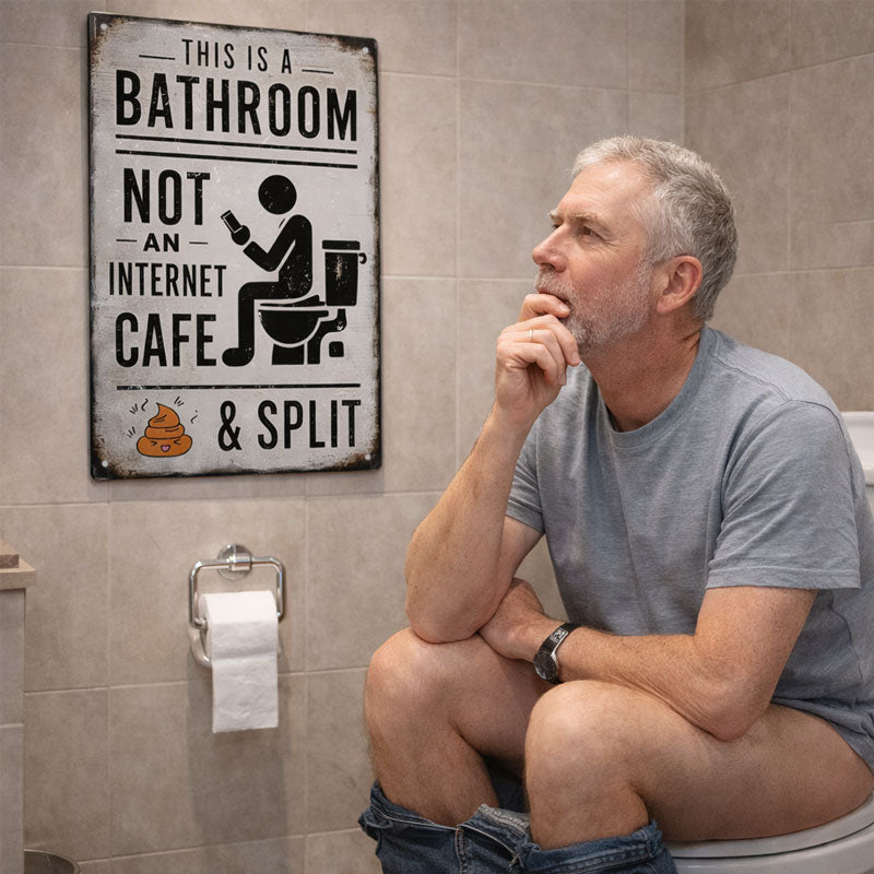 🚽 Questo è un bagno, non un Internet café