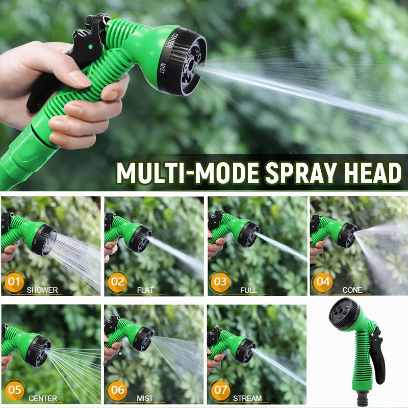 Tubo da giardino estensibile con pistola a spruzzo