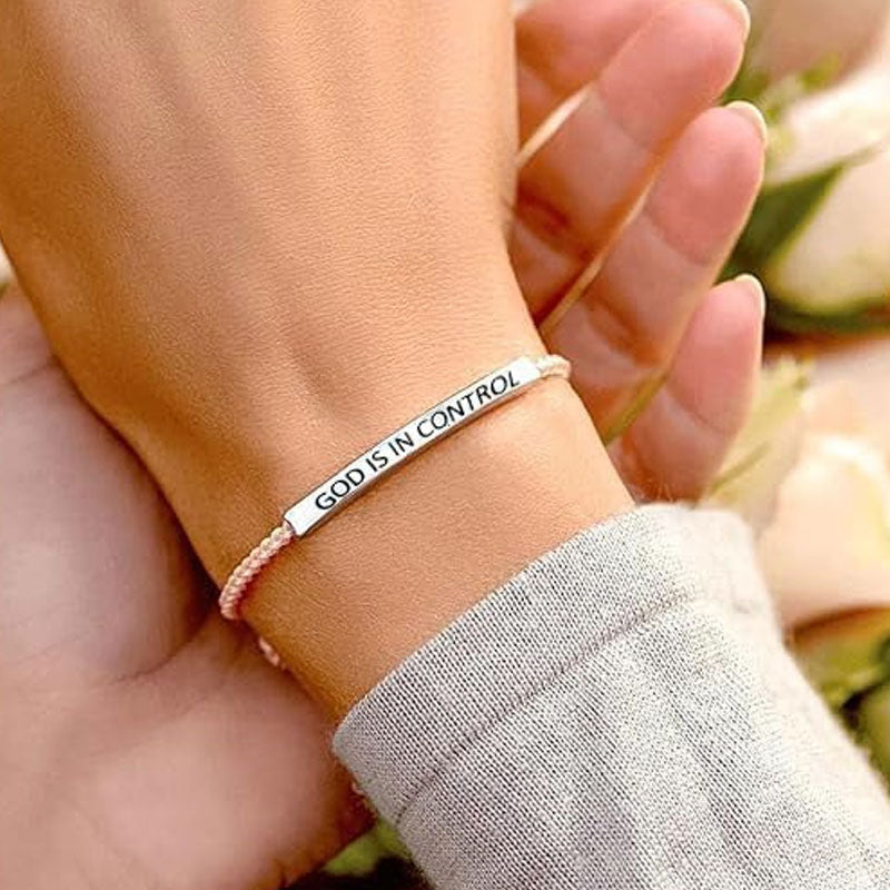 Bracciale intrecciato in acciaio inossidabil