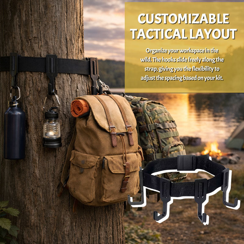 🌲The Wilderness Rack: : organizer per attrezzatura da montare sugli alberi