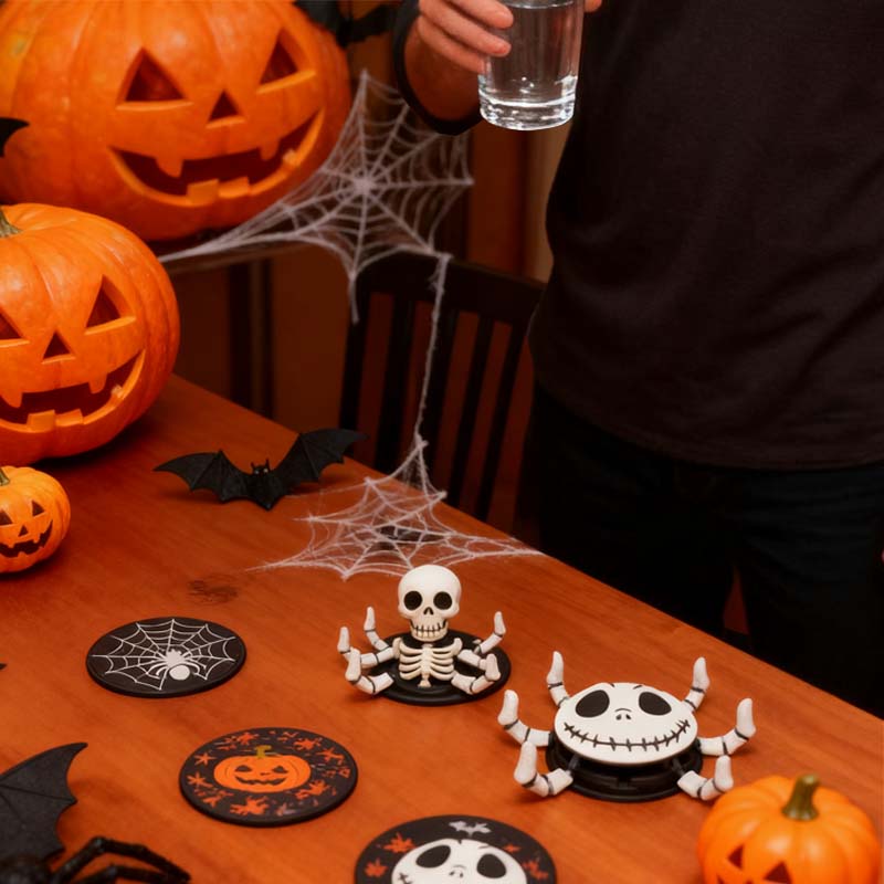 Portabicchieri scheletro di Halloween