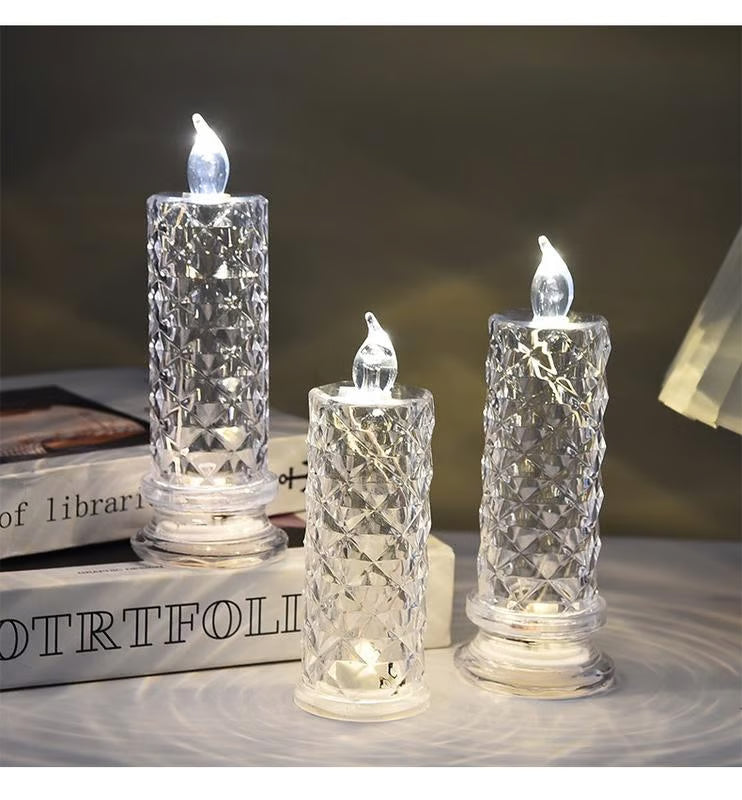 Candela Crystal Rose – Luce romantica senza sporcare