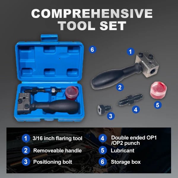 🔩Kit universale di utensili per svasatura tubi freno aut