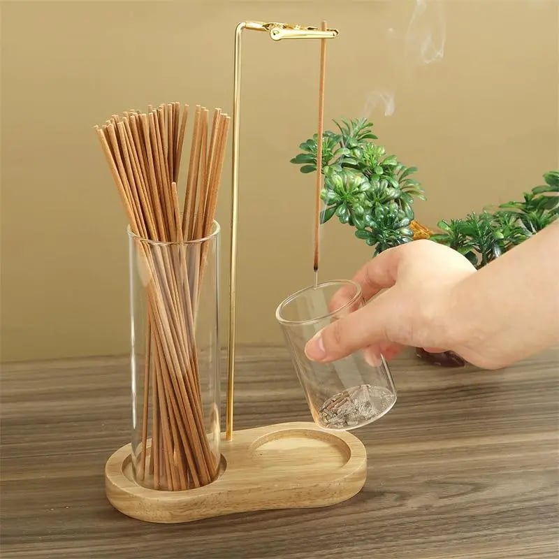 Portacandele e porta incenso 2 in 1 (senza profumo)