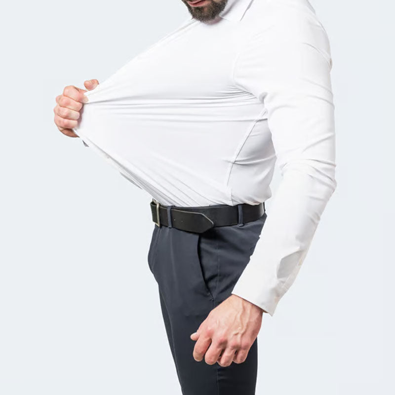 CAMICIA ELASTICA NON STIRATA ANTIPIEGA