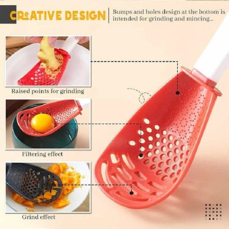 Cucchiaio da cucina multifunzionale