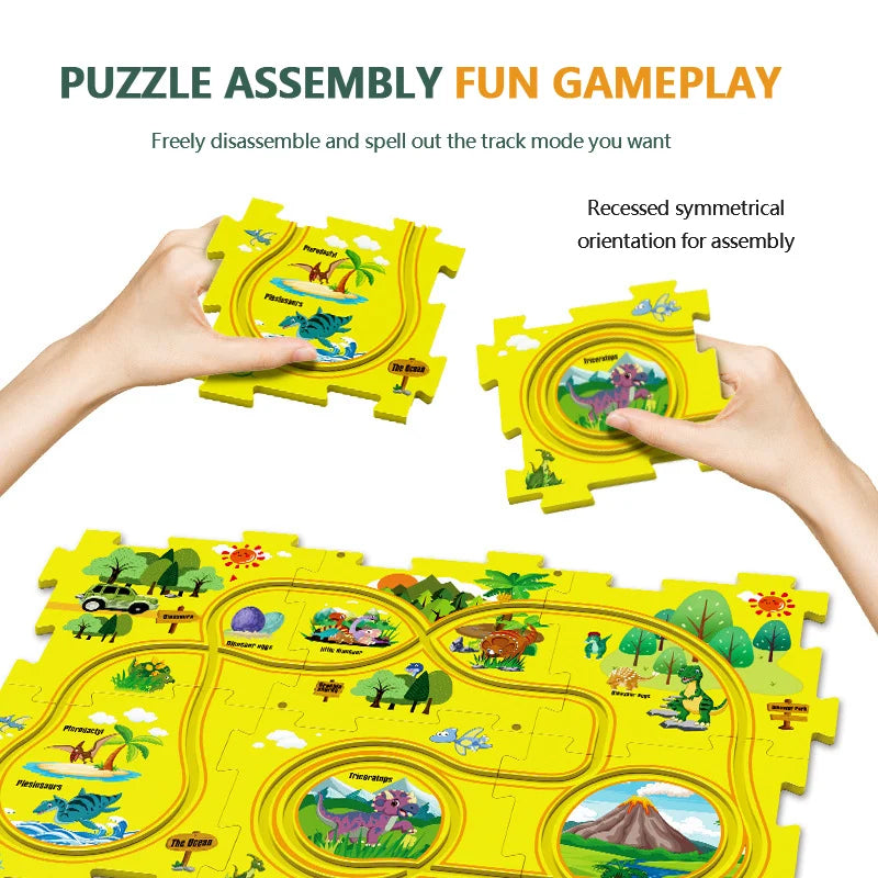 🧩Set da gioco educativo per bambini con puzzle autostrada🧩