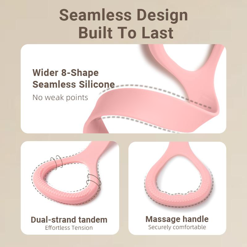 Figura 8: Fasce elastiche di resistenza – Fasce elastiche in silicone per l'allenamento femminile