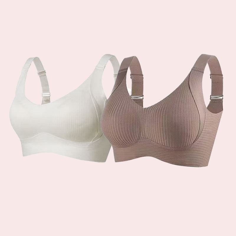 Reggiseno push-up senza ferretto super rassodante, comfort per tutto il giorno, niente più cedimenti (confezione risparmio da 2 pezzi)