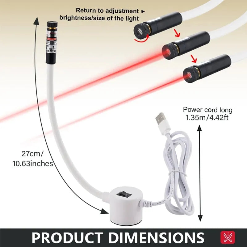 🔥SALDI DI CAPODANNO - Luce laser magnetica di posizionamento per trapuntatura per macchina da cucire
