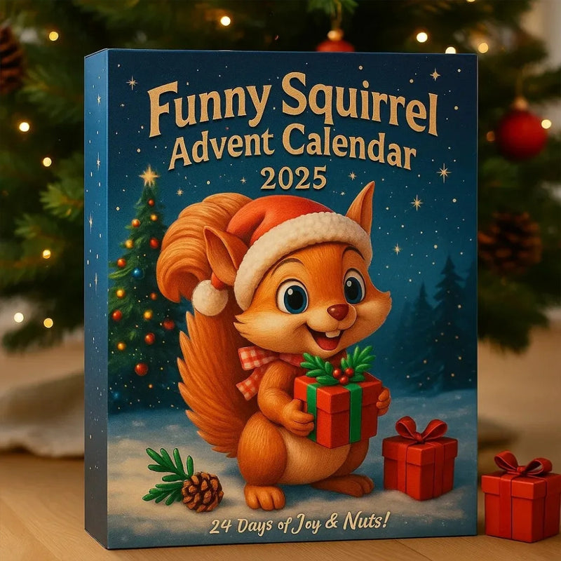 🐿️🎁 Divertente calendario dell'Avvento con scoiattoli 2025