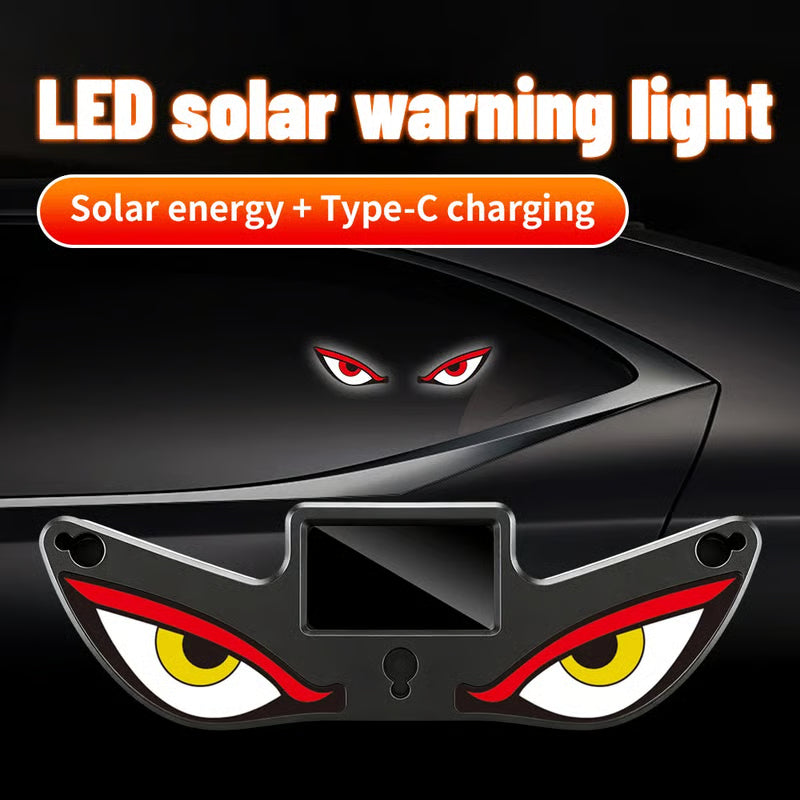 🔥Ultimo giorno: 49% di sconto - 😈👁️ Luce LED per finestrini auto “Occhio del demone solare”