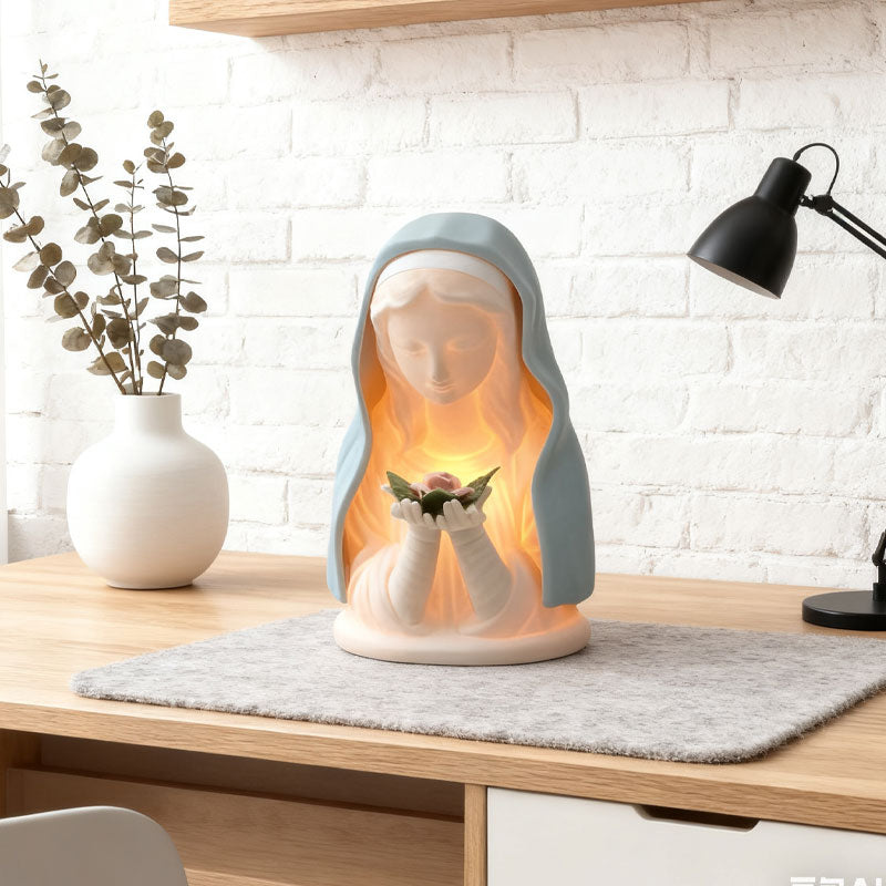 Lampada da notte per la preghiera alla Vergine Maria