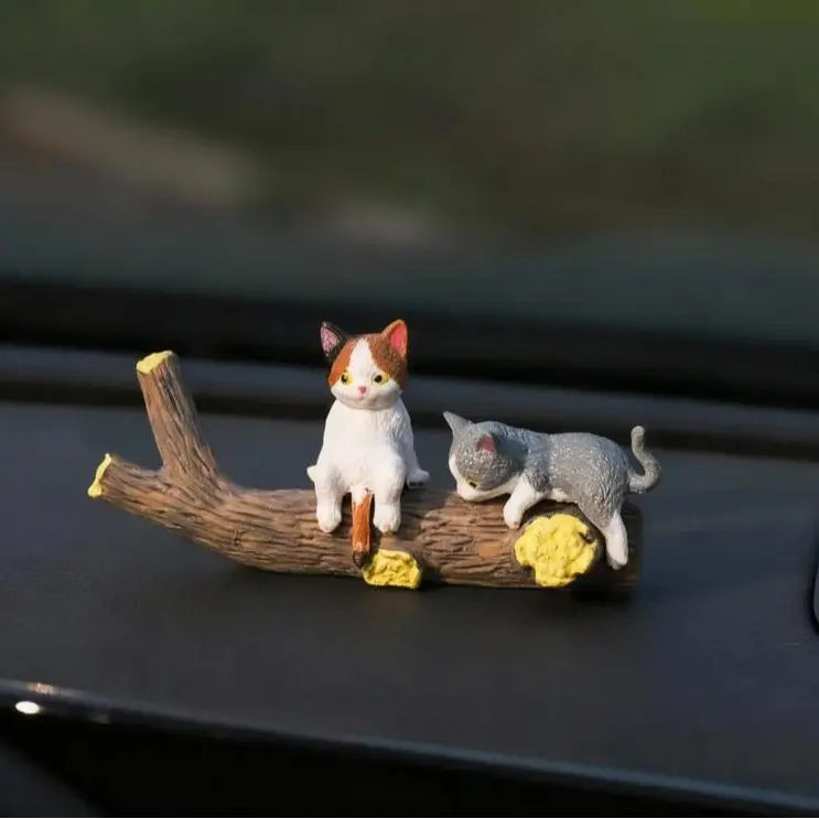 🎁Ultimo giorno 49% DI SCONTO🐱Mini statuine da scrivania a forma di gatto – Set di 5 simpatici gattini cartoo