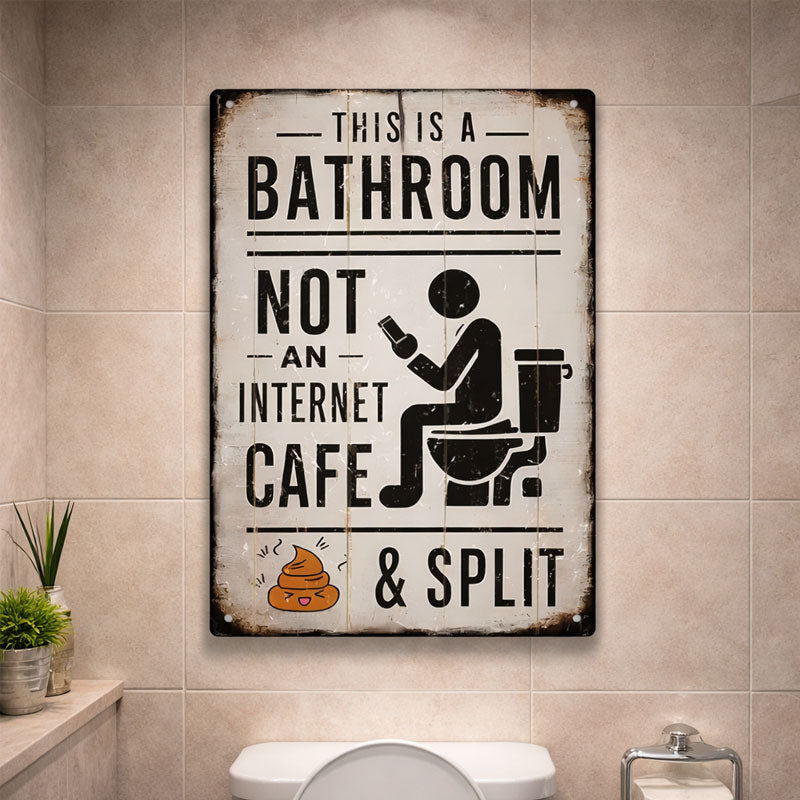 🚽 Questo è un bagno, non un Internet café