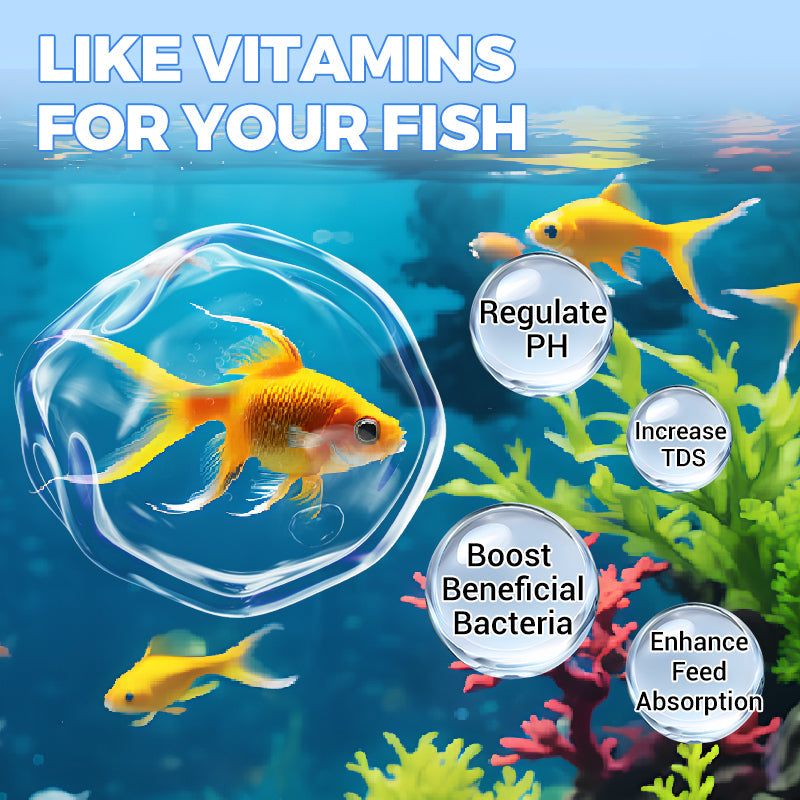 🐠Acquistane 2 e ricevi 1 in omaggio⚡Oltre 50.000 pezzi venduti!♻️Potente pastiglia per la purificazione dell'acqua dell'acquario🌿