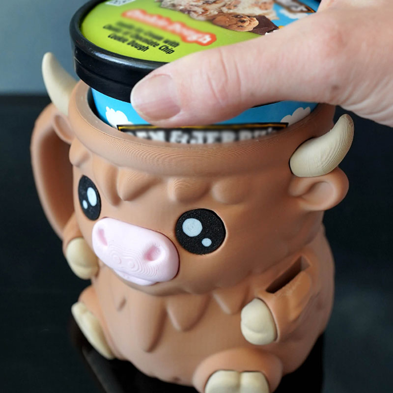Porta gelato Ferdinand Highland Cow