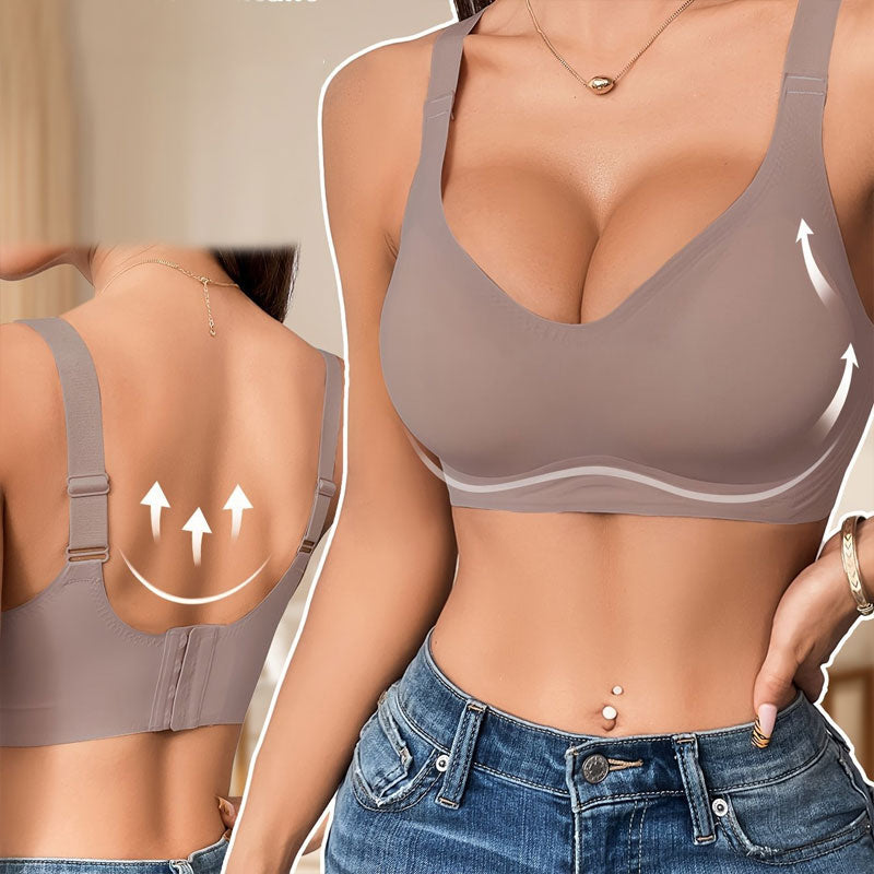 Reggiseno sportivo senza cuciture e senza ferretto taglie forti