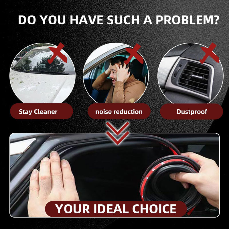 🔥Da non perdere!🎁Striscia di gomma antipolvere per la riduzione del rumore dell'auto