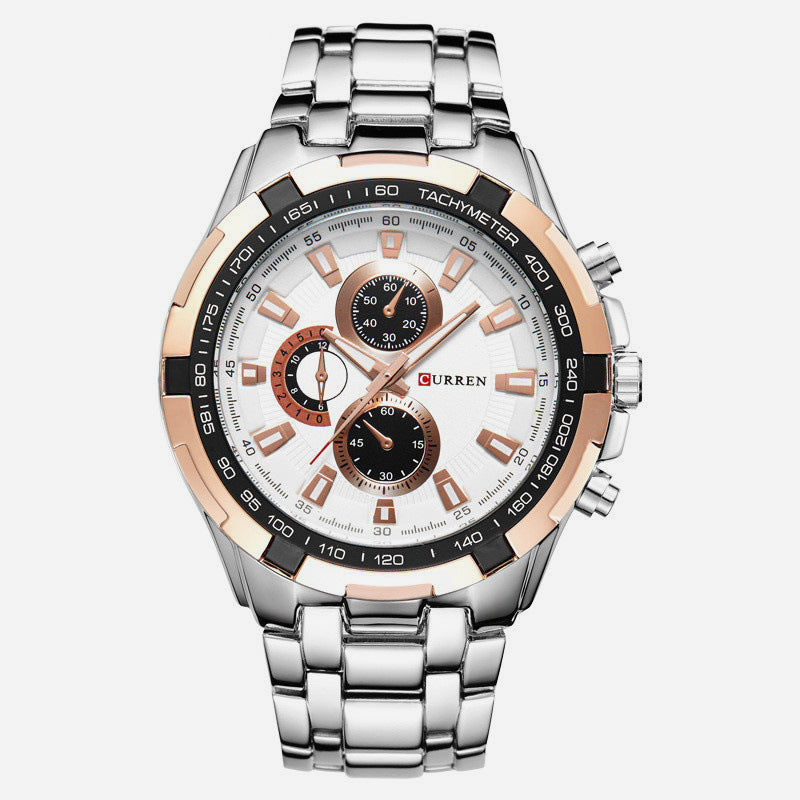 Orologio al quarzo impermeabile da uomo