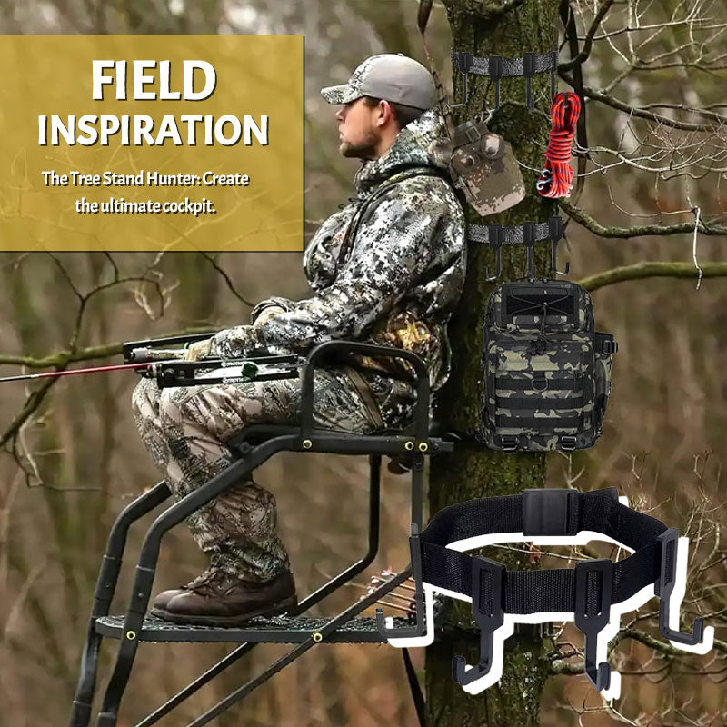 🌲The Wilderness Rack: : organizer per attrezzatura da montare sugli alberi
