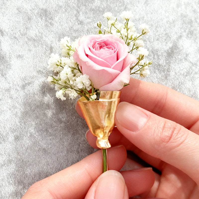 Fiori da indossare Clip bouquet