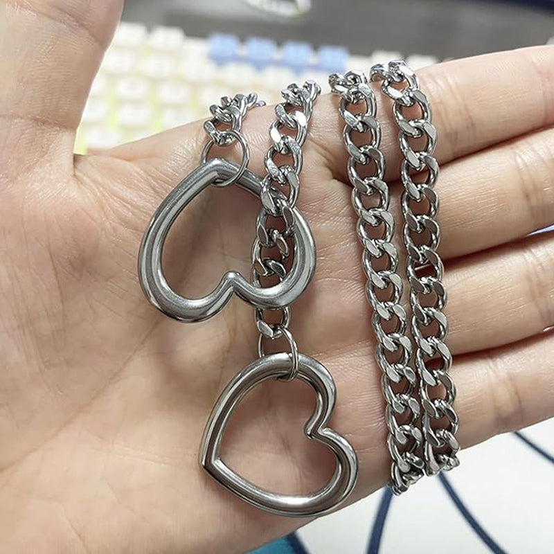 Collana con ciondolo a forma di cuore personalizzato
