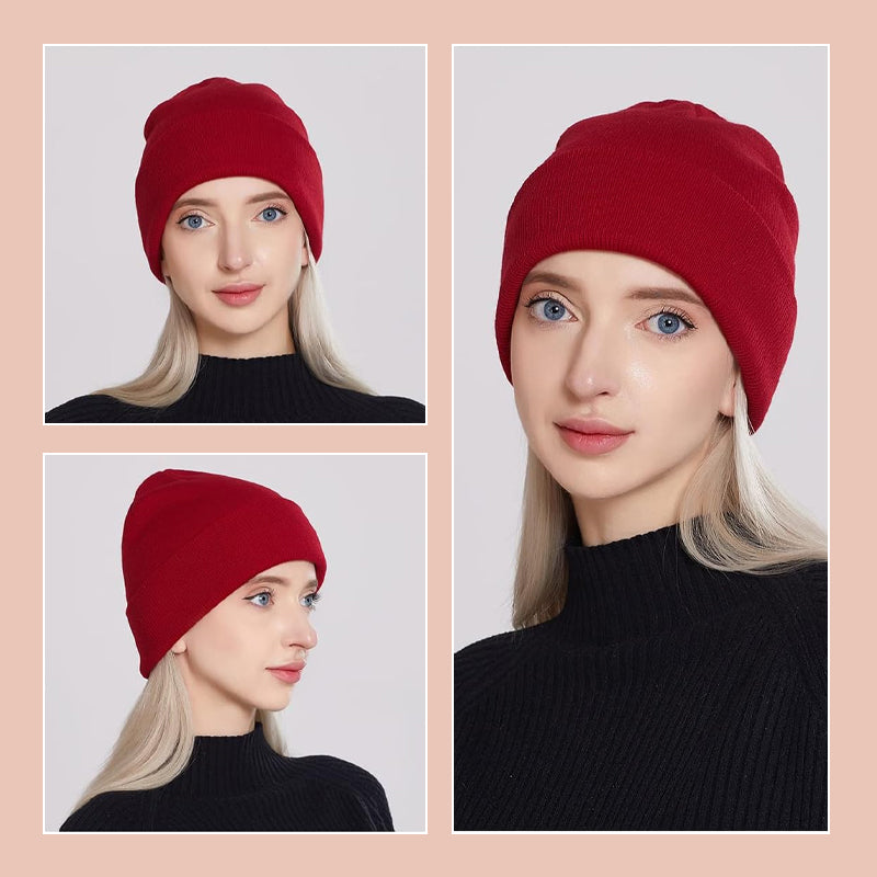 Nuovo cappello da donna in maglia calda alla moda