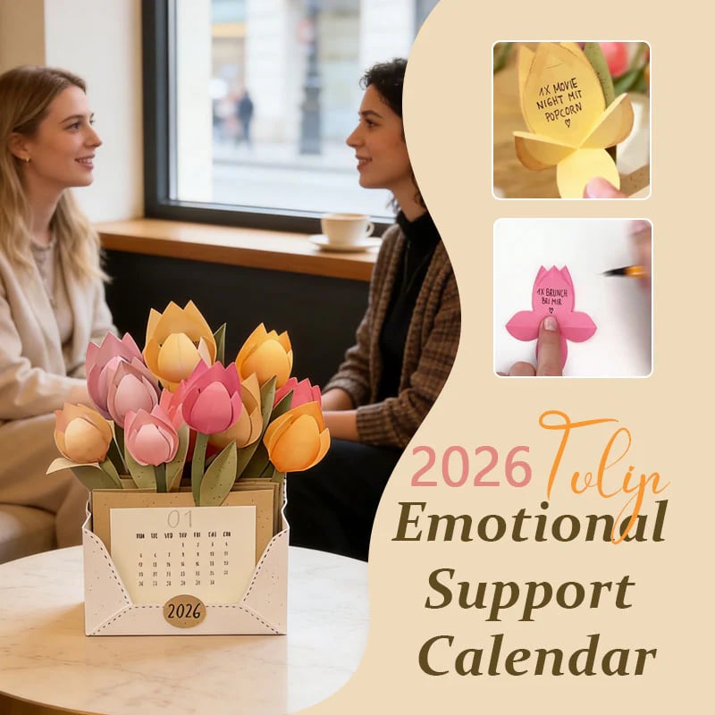Calendario 2026 con fiori di carta🌷