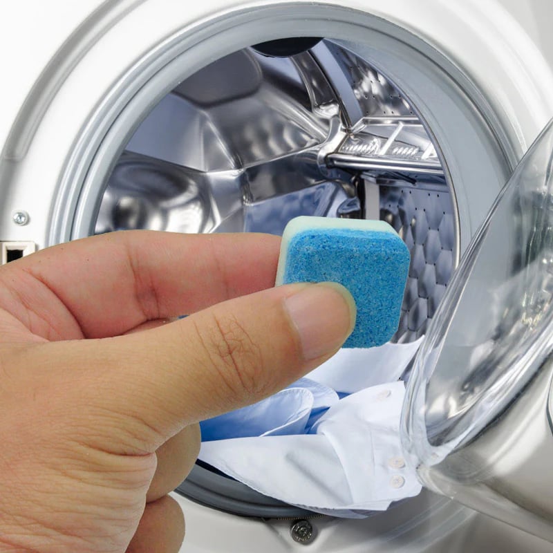 🧼Potenti pastiglie detergenti per lavatrice: pulizia profonda + eliminazione degli odori – Allunga la durata della tua lavatrice!