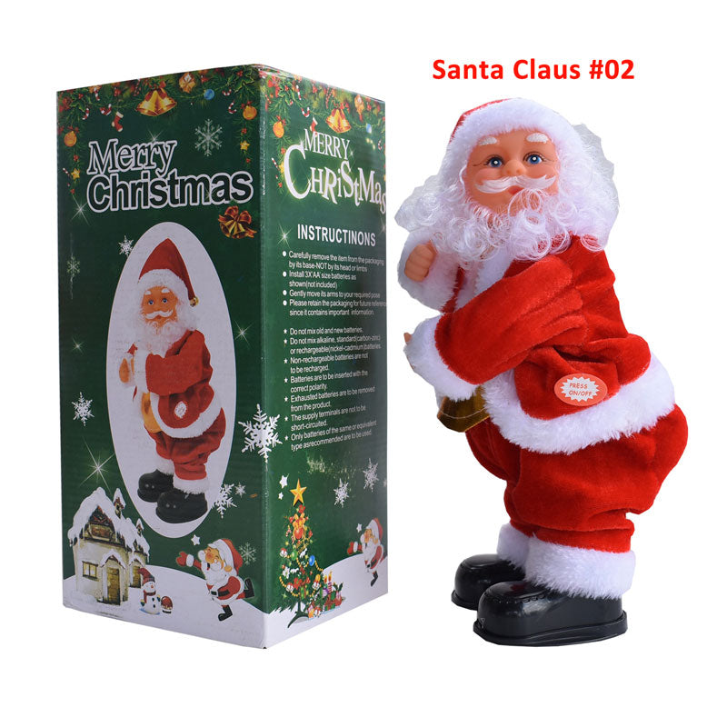 Babbo Natale elettrico che muove i fianchi