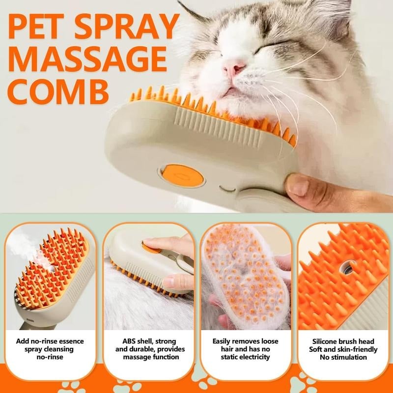🔥Promozione dell'ultimo giorno 49% DI SCONTO - Spazzola a vapore per animali domestici