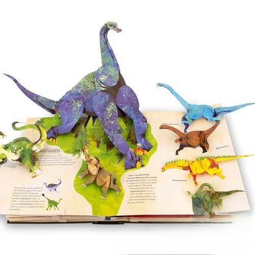 🦖Enciclopedia 3D Prehistorica Dinosauri📙COPERTINA RIGID