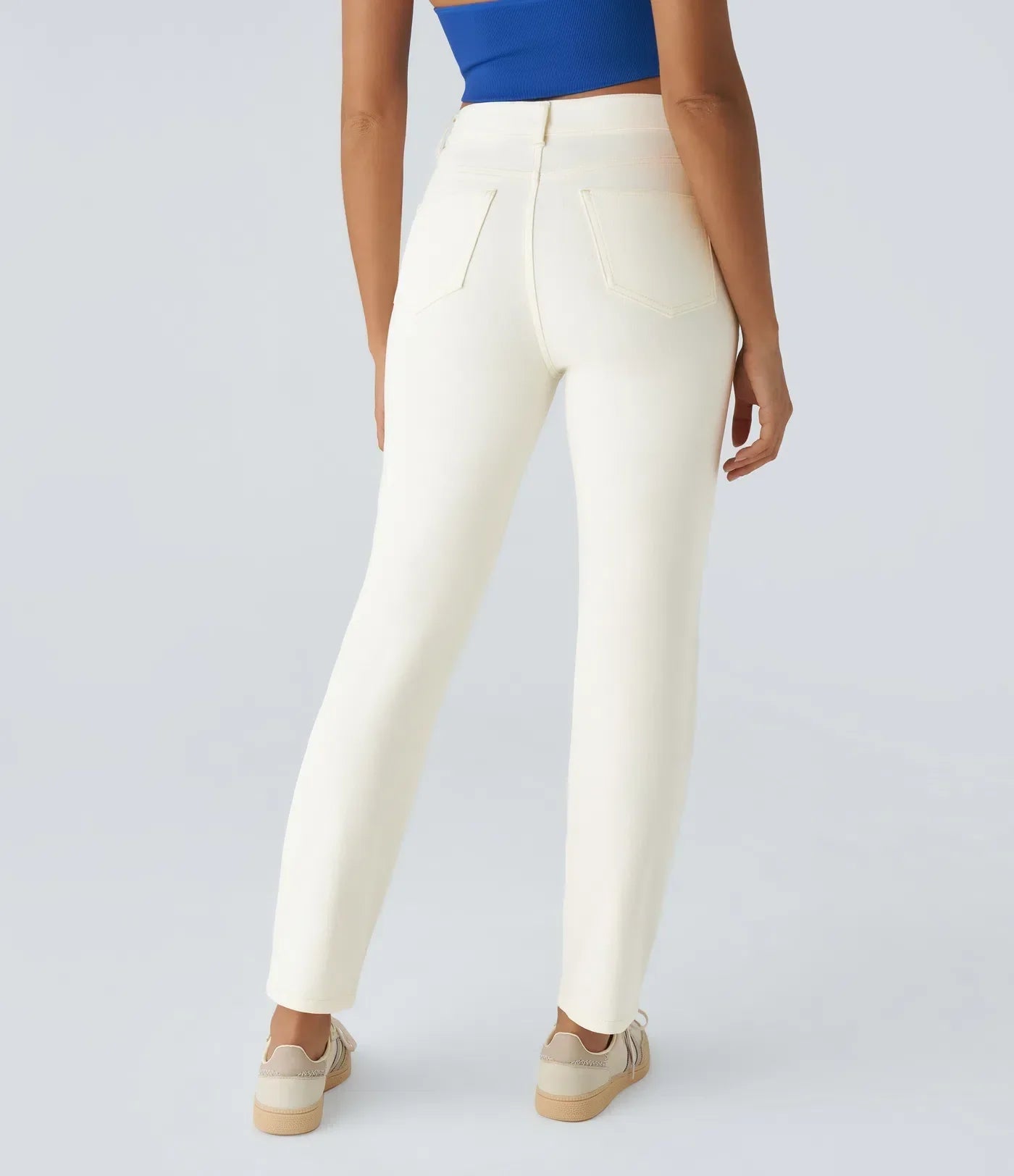 Pantaloni a vita alta elastici e confortevoli