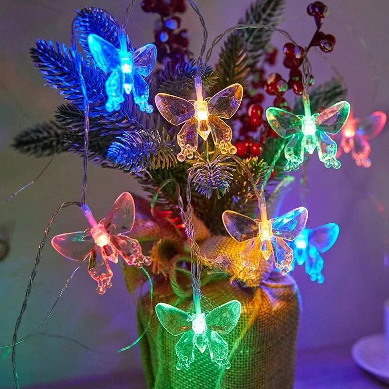 🐝Catene luminose a LED alimentate da pannelli solari